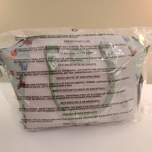 NWT Loungefly Disney Dogs Green Satchel - Picture 4 of 7